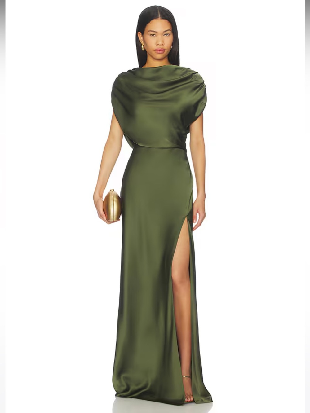 NWT! Lovers and Friends Liliana Gown in Hunter Green